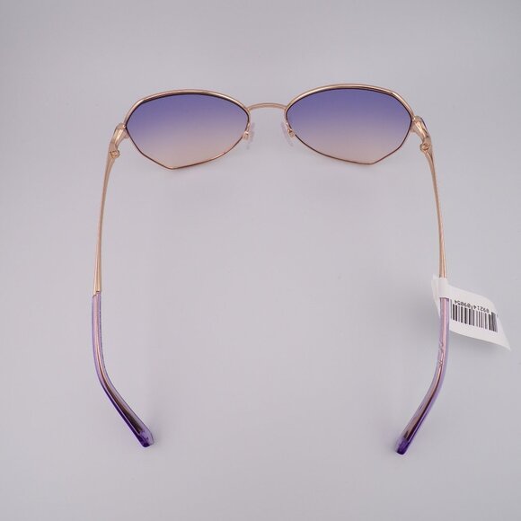 Swarovski Crystal Teardrop Detail Butterfly Shades Rose Gold Violet Sparkle 57mm main image 4